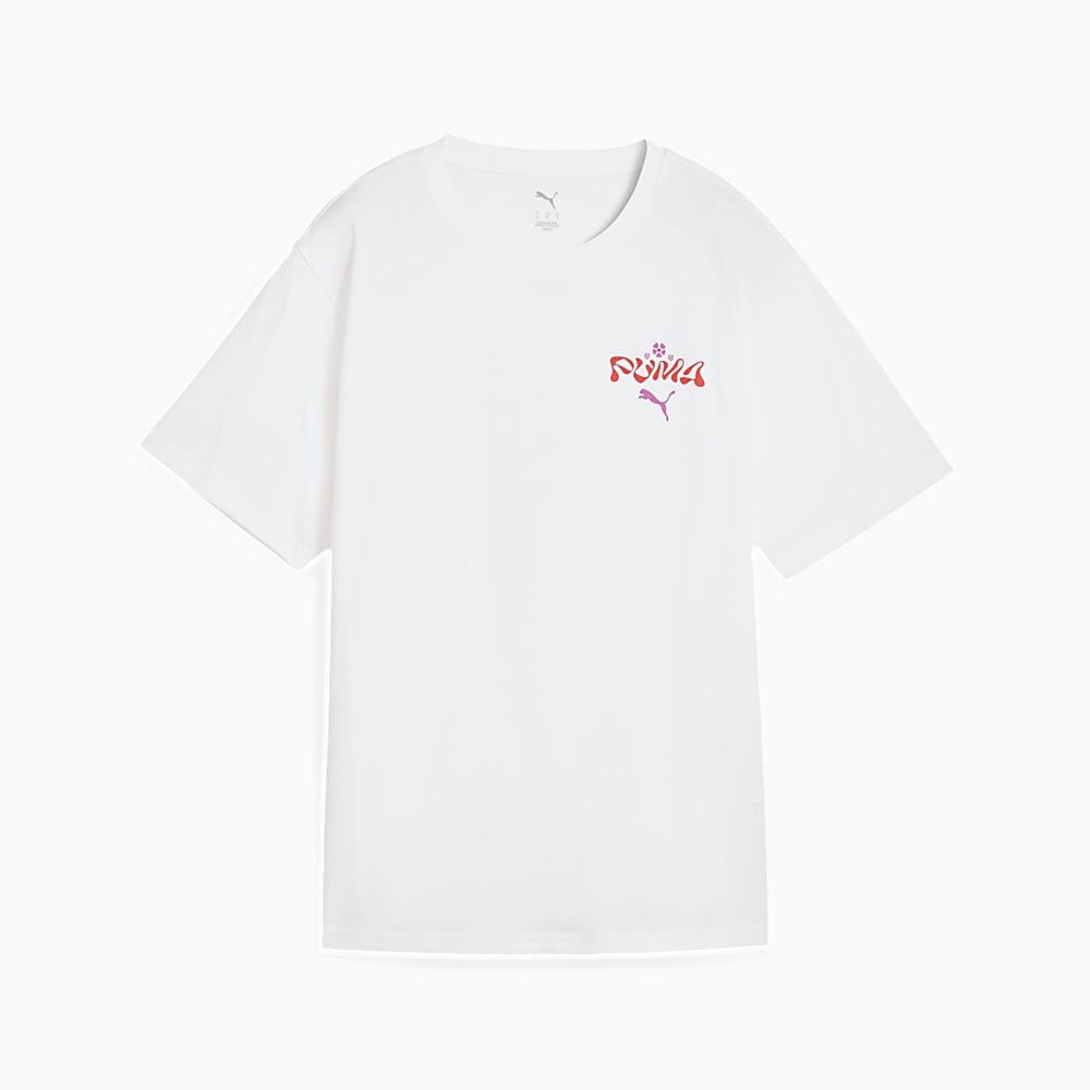 Image of Women's T-Shirt PUMA WARDROBE ESS FLORAL PACK Relaxed Graphic Tee